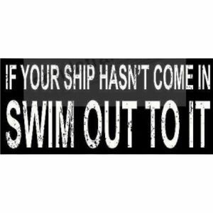 10/$25🦋 Sixtrees Black & White Distressed Wood Inspirational Box Sign